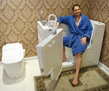 銀髮族走入式開門浴缸/老人浴缸/無障礙浴缸 