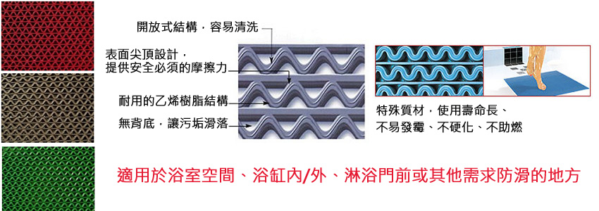 3M浴室用防滑地墊/止滑墊/浴室地墊