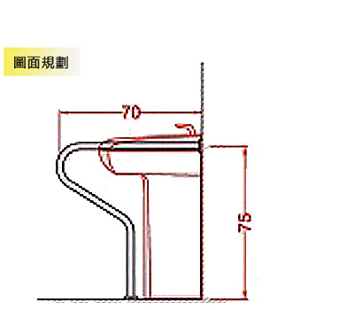 不鏽鋼M型馬桶扶手