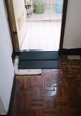 高低落差改善設備(活動式組合斜坡磚) 工作實績