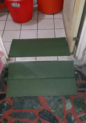 高低落差改善設備(活動式組合斜坡磚) 工作實績