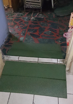 高低落差改善設備(活動式組合斜坡磚) 工作實績